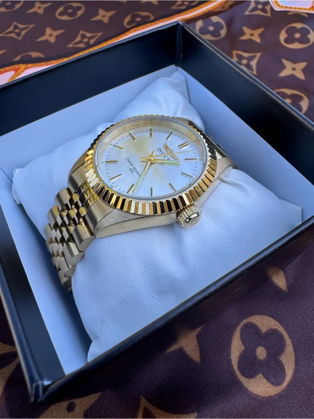 Invicta Specialty Musenova 36mm Gold Watch — Unisex
